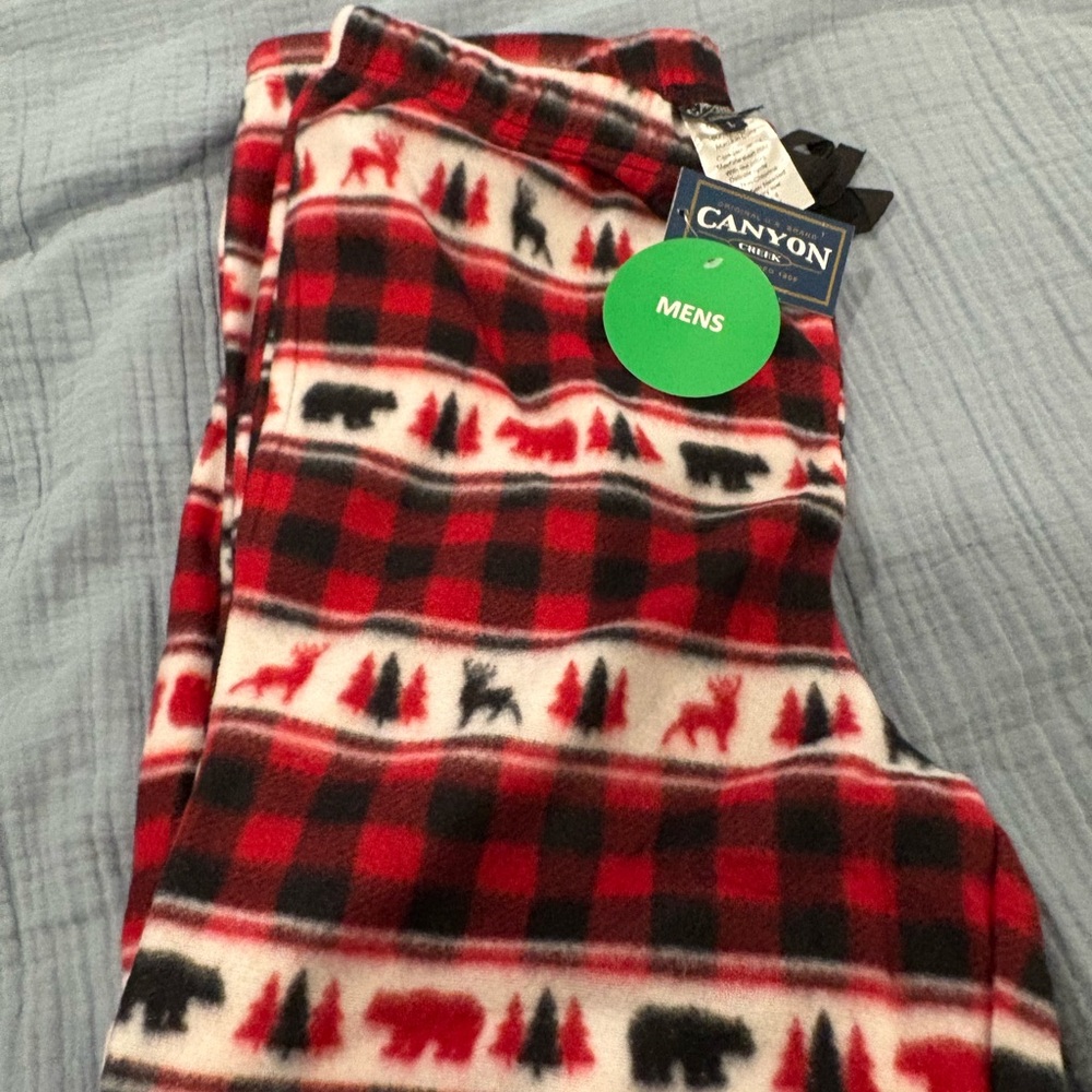 Canyon Red and Black Plaid Pants - Picture 2 of 4